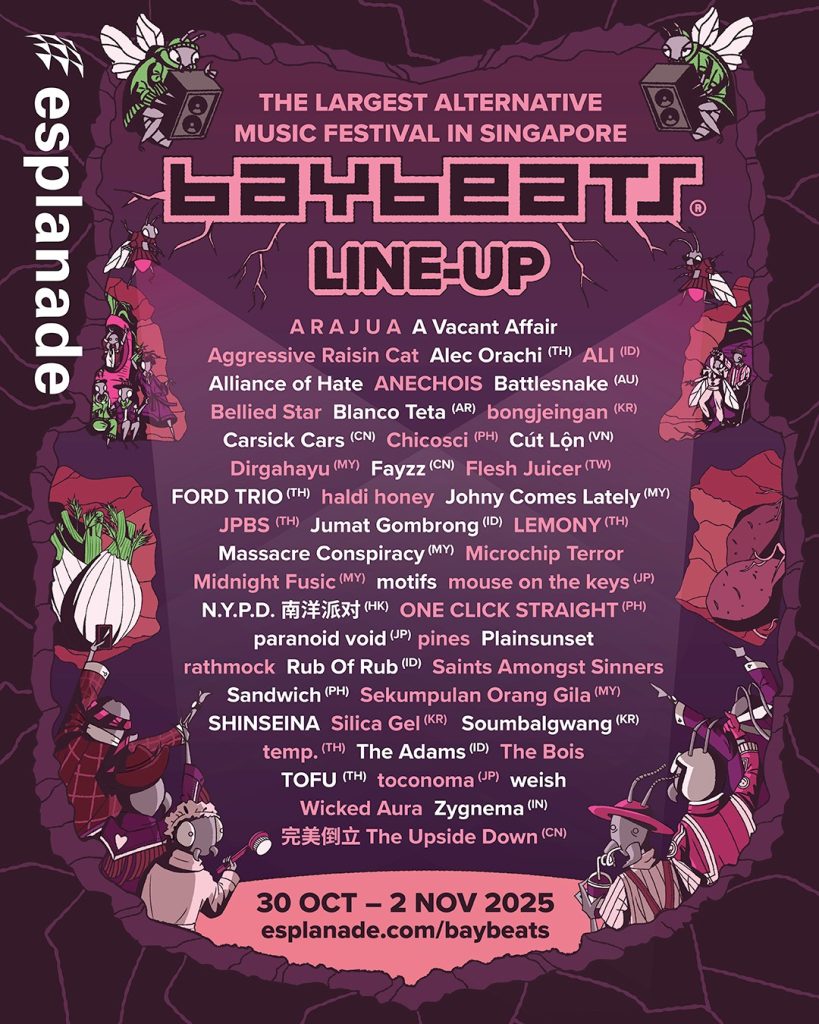 Baybeats 2025 Full line-up